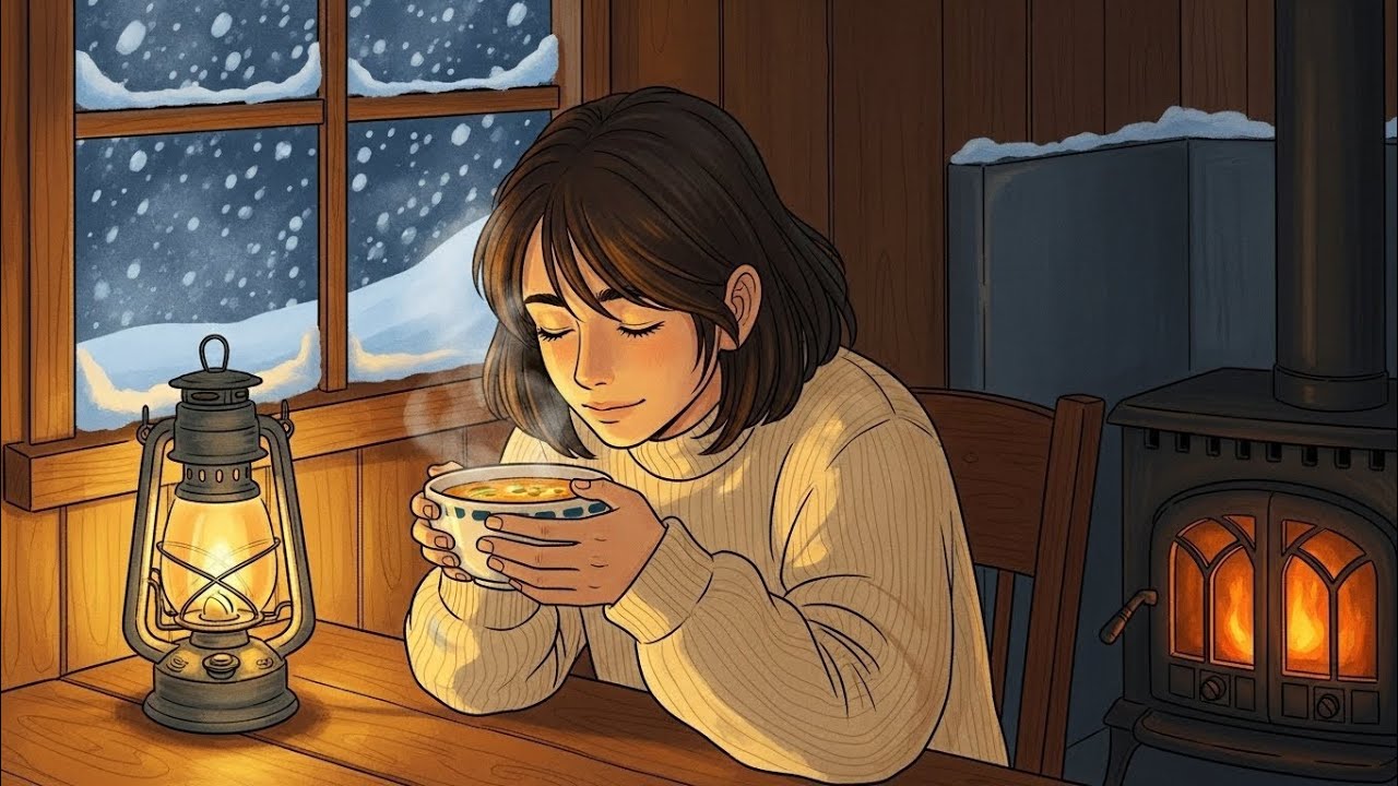 A weekend in the mountains|Traditional Cooking With wood stove|Relaxing ASMR Ghibli