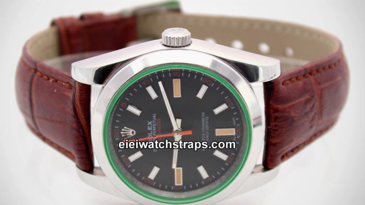 Rolex Milgauss on Crocodile Watch Strap 