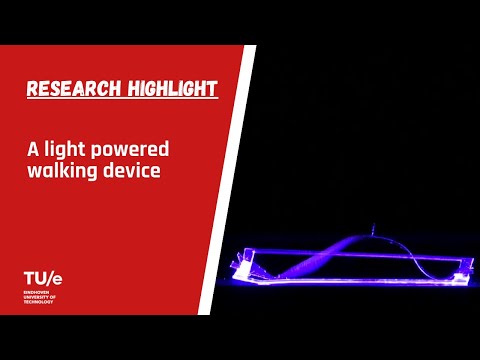 World's first directly light powered walking device (video with text)