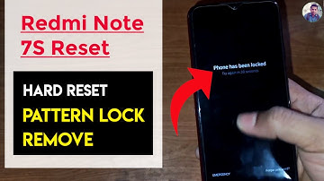 Note 7s Hard Reset - Redmi note 7s reset - Redmi Note 7s ka lock kaise Tode - Note 7 pattern unlock