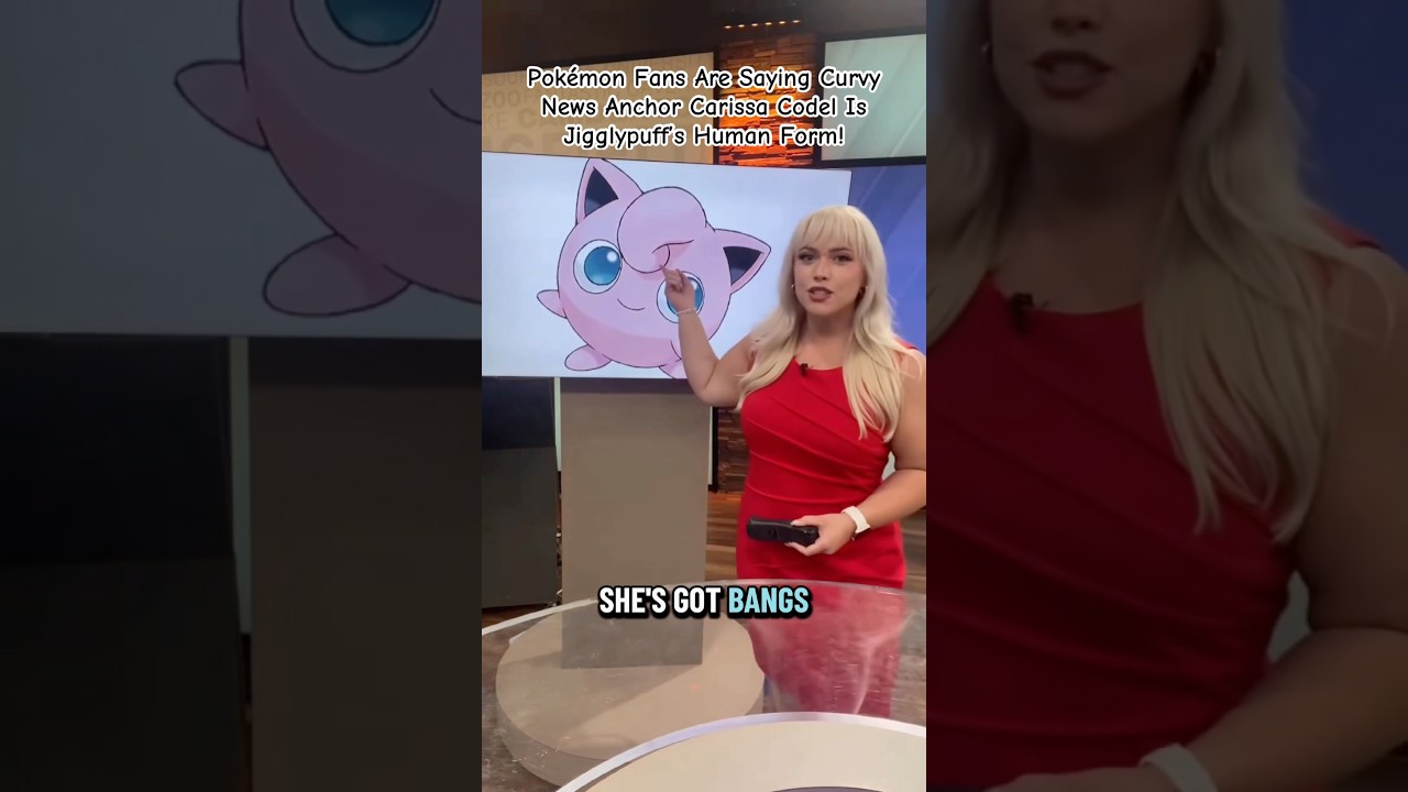 Фанаты покемонов утверждают, что пышнотелая телеведущая Карисса Кодел — это человеческая форма Дж...