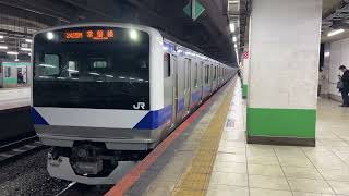 JR常磐線E531系0番台水カツK481編成 北千住駅発車