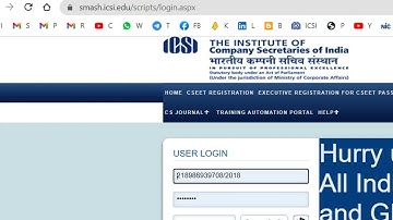 CS Dec 2025 Exam How to fill CS Exam form? New Process cs executive cs professional icsi students