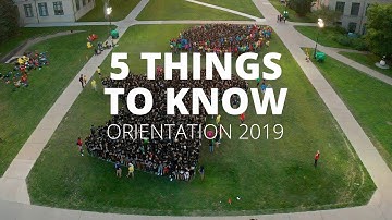 Five Things To Know About First-Year Orientation