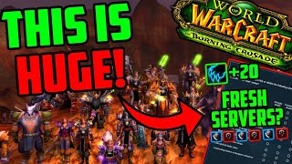 HUGE News For TBC Classic! Fresh Servers, Honor Points, Feral Druid Powershifting & More!
