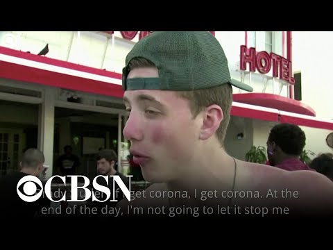 Spring-breakers express frustration over coronavirus precautions in Miami