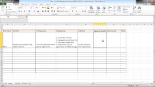 Software testing using excel - How to build test cases screenshot 4