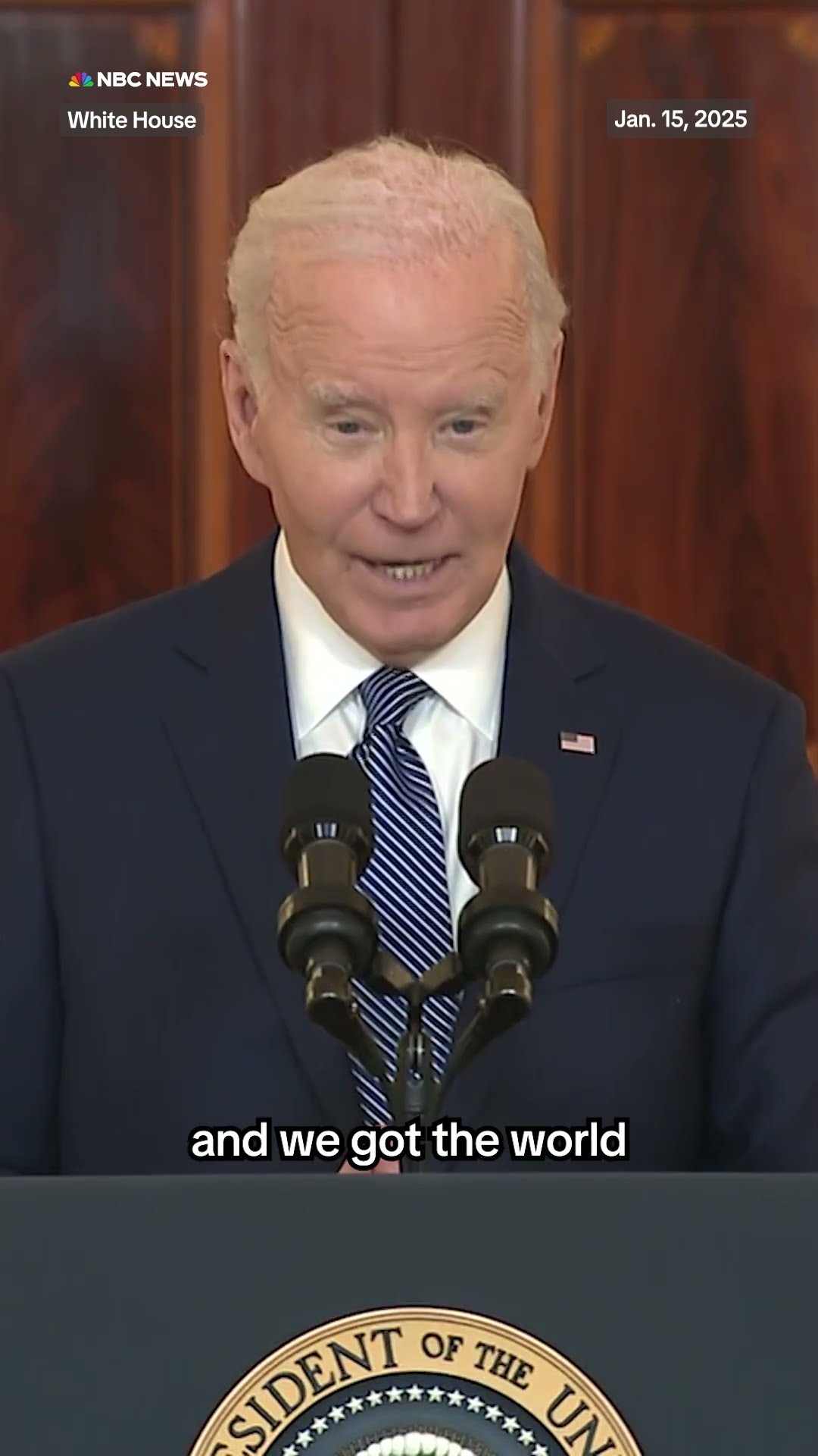 Biden responds to Trump taking credit for Gaza ceasefire deal