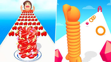 Sandwich Run Vs Long Neck Run - All Gmaplay RELAXING VIDEOS Mobile Game Walkthrough iOS,Android