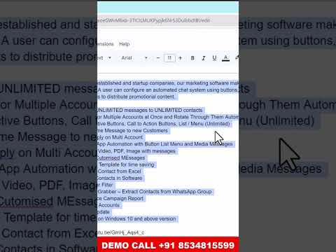 How to send #WhatsApp Messages in Bulk