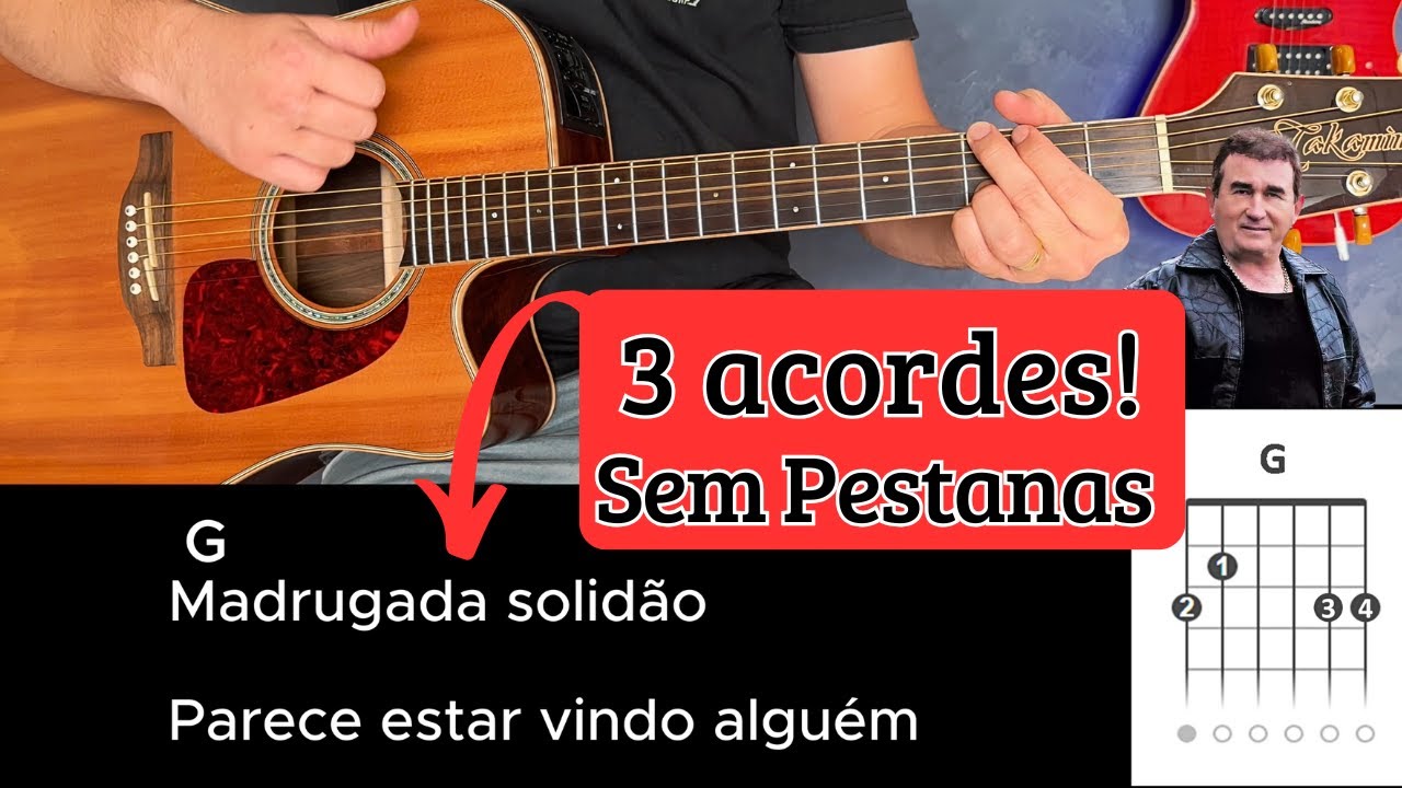 Como Tocar ALUCINAÇÃO - Amado Batista (Simplificada Sem Pestanas)