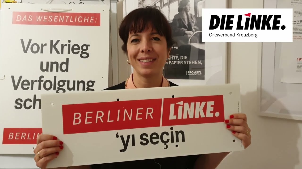 Neden 12 Şubat'ta DIE LINKE'ye oy vermelisiniz? Berlin Meclis üyesi Elif Eralp açıklıyor.