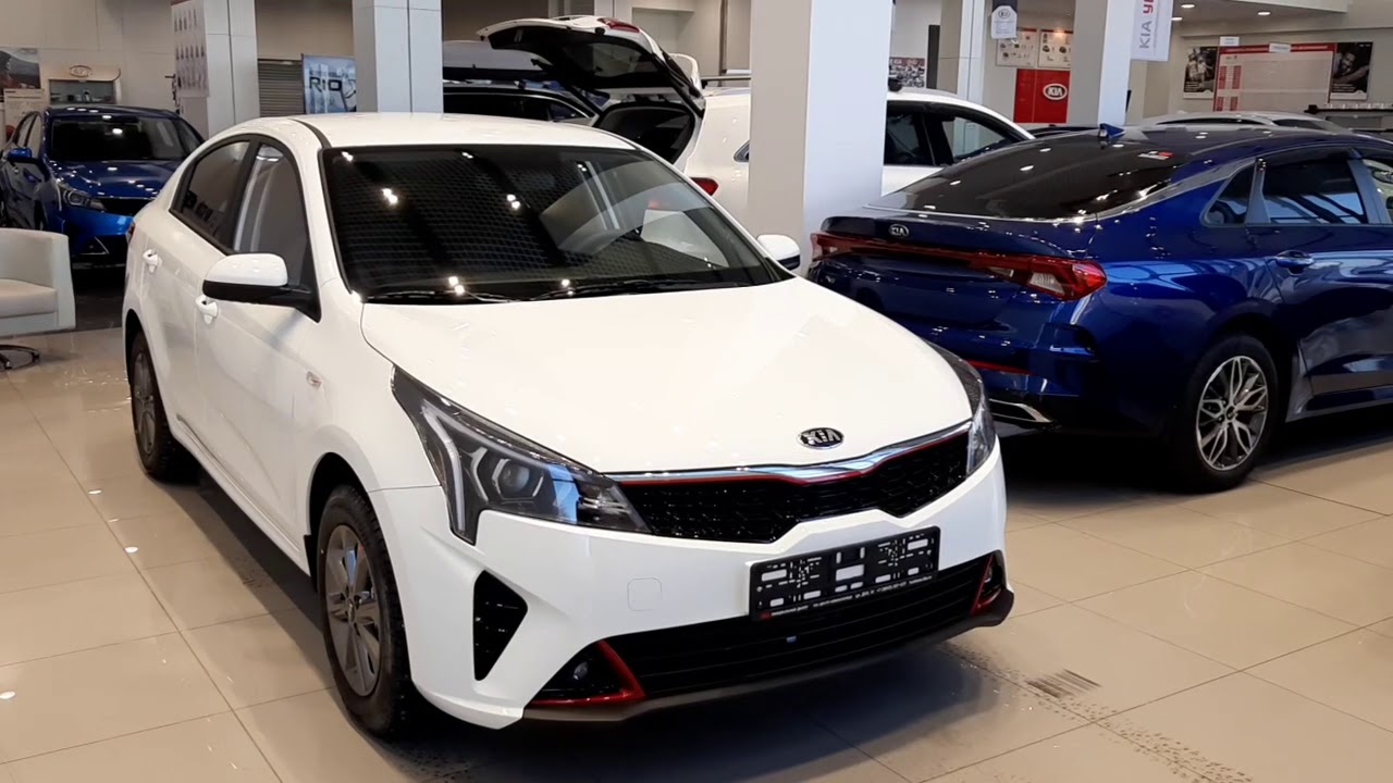 Kia Rio Style Crystal White (PGU) - YouTube