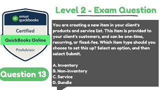 You Are Creating A New Item In Your Clients Products And Service List