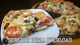 BEST SEAFOOD PIZZA RECIPE | HOMEMADE SEAFOOD PIZZA | MICHELLE PEREZ COOKS