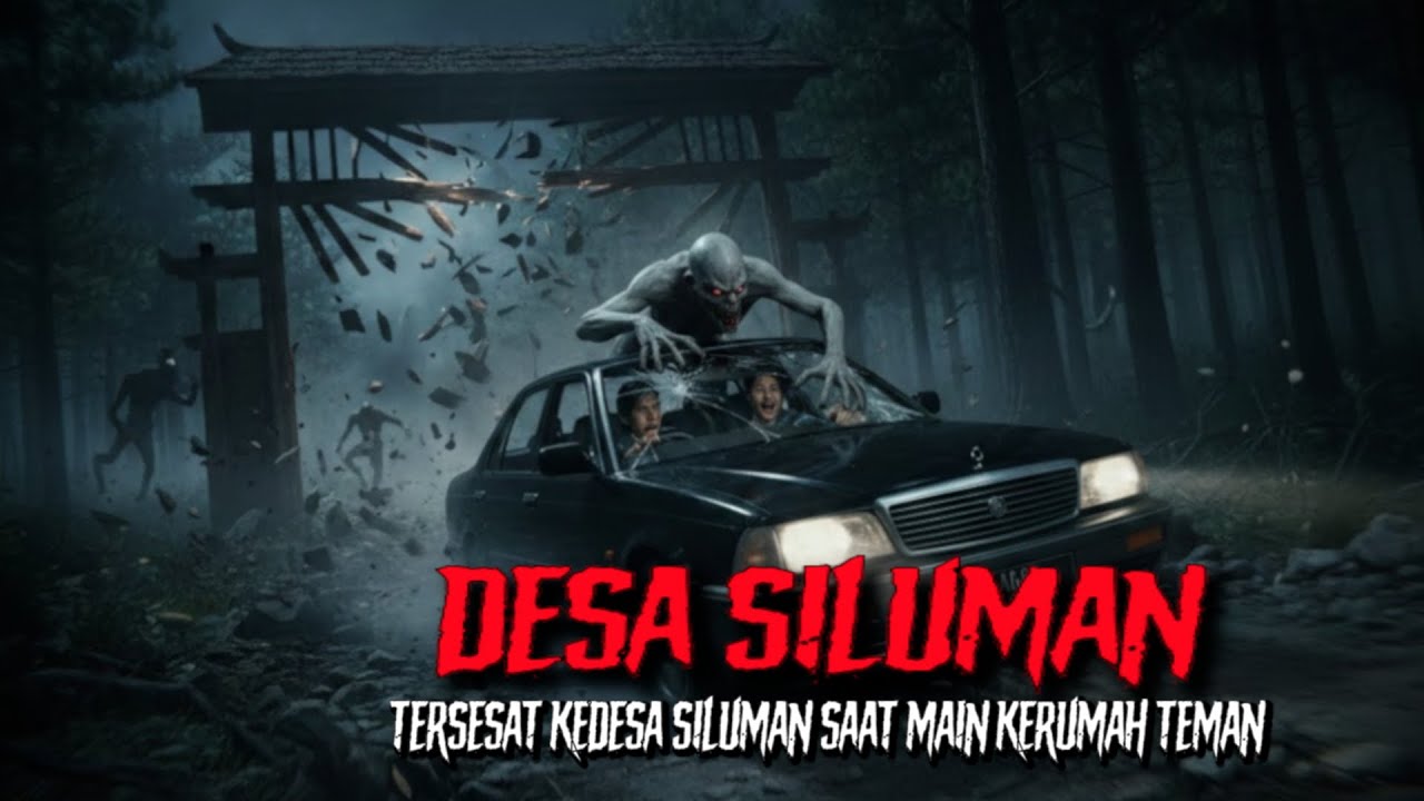 MAU MAIN KERUMAH TEMAN MALAH TERJEBAK DIDESA SILUMAN - CERITA HOROR KISAH MISTERI