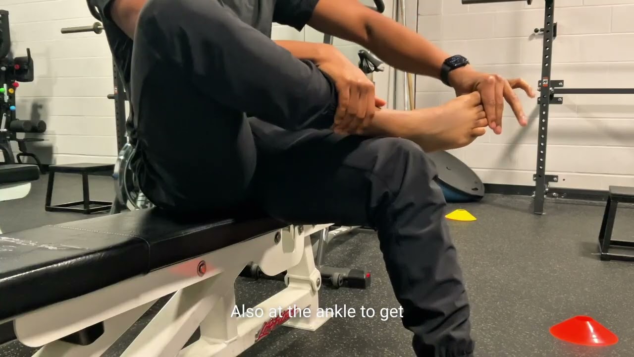 Static Toe Extensor Stretch