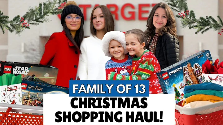 Massive $1,300 Target Christmas Haul | Family of 13 Holiday Shopping 2025