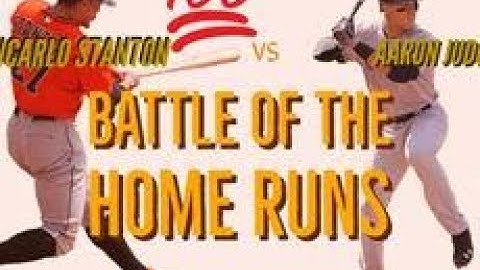 Giancarlo Stanton vs Aaron Judge - The battle for Home Run King