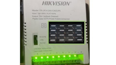 How to install a new CCTV power supply