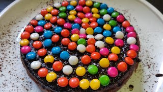 Hello friends welcome to kajal’s kitchen.....in this video learn how
make gems chocolate cake at home.... ingredients: • whole wheat
flour – 1 cup sugar...