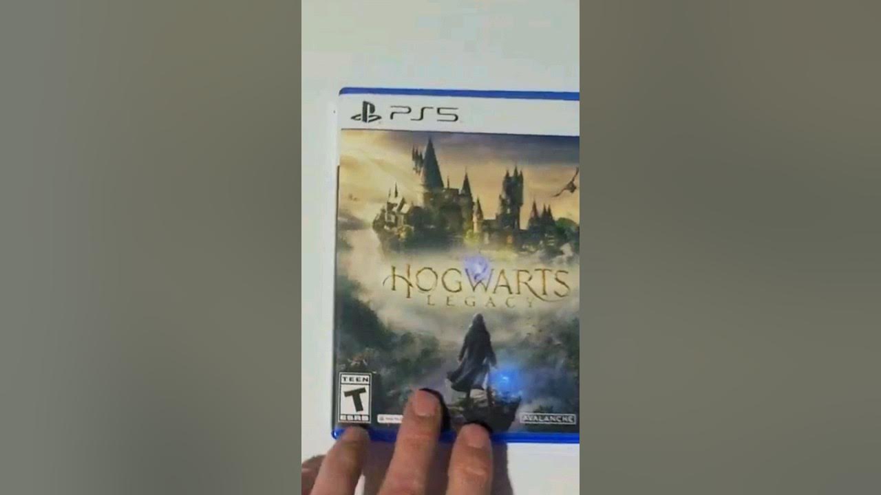 COMO VEM A MIDIA FISICA DO HOGWARTS LEGACY PS5 É ASSIM QUE VEM? 