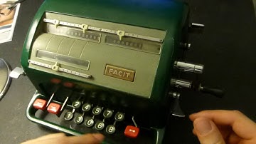 Adding machine FACIT