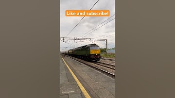 Class 47 thrashing past Acton bridge with tones! #trainvideos #railway #trainsatspeed #trainspotting
