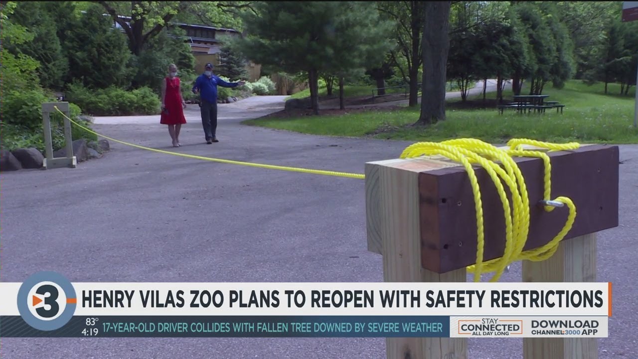 Henry Vilas Zoo plans to reopen with safety restrictions - YouTube