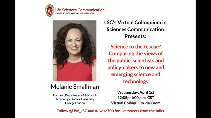 LSC Colloquium: Melanie Smallman "Science to the r...