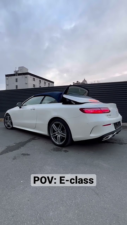 POV: MB E-class cabrio 2022🔥 #asmrsounds #мерседес