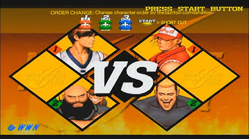 Capcom VS SNK 2 Kim and Chang arcade mode