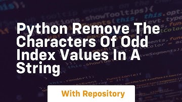 Python remove the characters of odd index values in a string