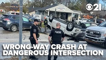 Dangerous intersection prompts pleas from neighbors after rollover crash is caught on camera