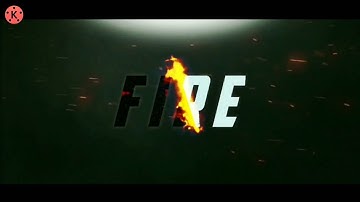 How To Make Intro || Cinematic Burning fire Intro In KineMaster || Kinemaster intro tutorial | hindi