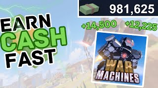 How To Earn Cash Fast War Machines - Roblox