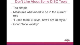 What Makes Extended DISC Different From DISC (31 mins)