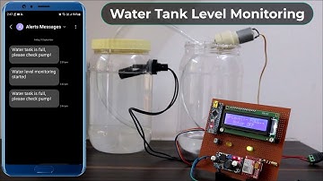 GSM Based Water Tank Level Monitoring & Control System using Arduino with SMS Alert