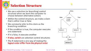 Unit 3 Lecture 3.2.1: Control Structures