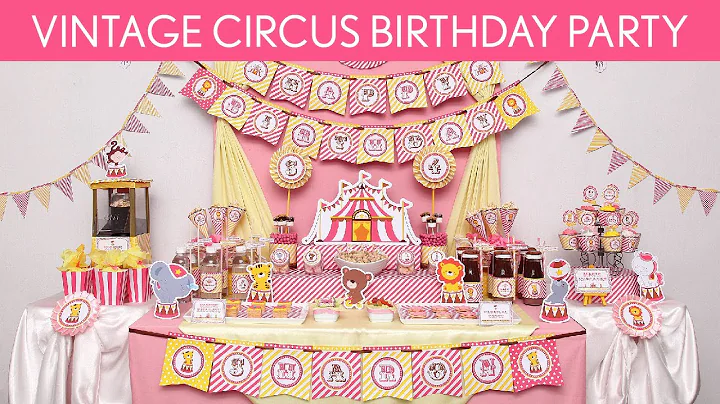 Vintage Circus Birthday Party Ideas // Vintage Circus - B78 - DayDayNews