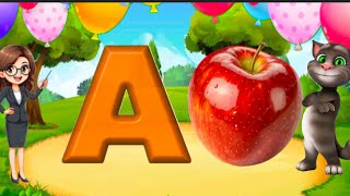 A For Apple Alphabet Learning For Kids Abc Learning Video Preschool Kindergarten