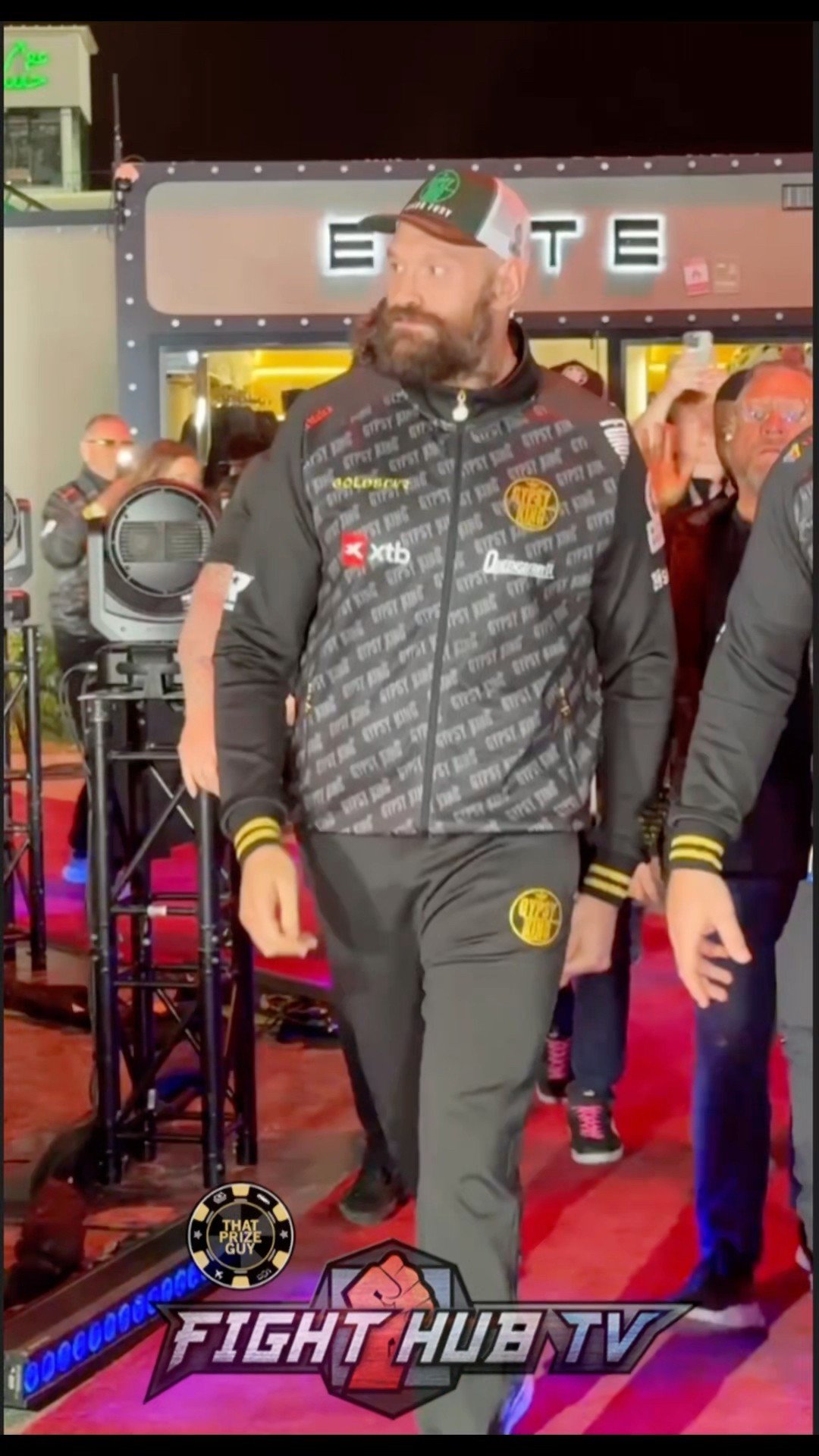Tyson Fury ARRIVES LOCKED IN for fight week vs Usyk!