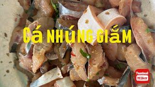 @CÂU CÁ VƯỜN NHÃN THƯỞNG THỨC CÁ NHÚNG GIẮM RAU VƯỜN|TT06|sanbatlaivungvlog