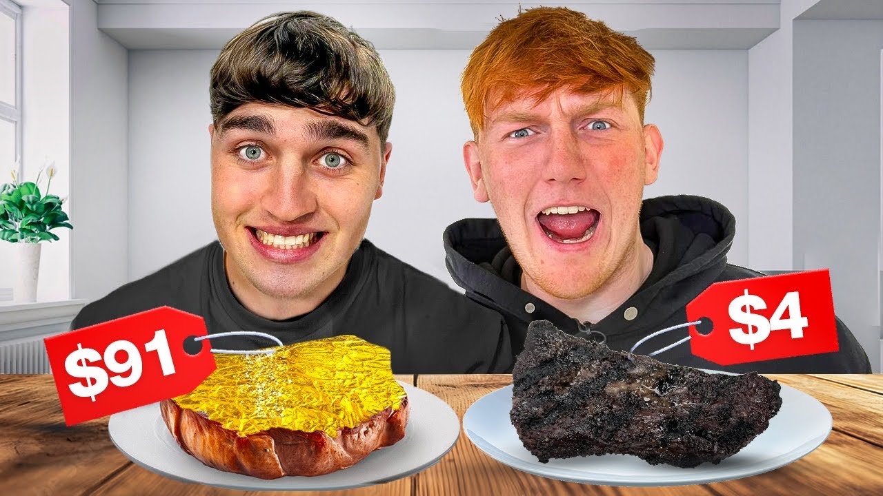 Cheap Vs Expensive Food Ft Angry Ginge