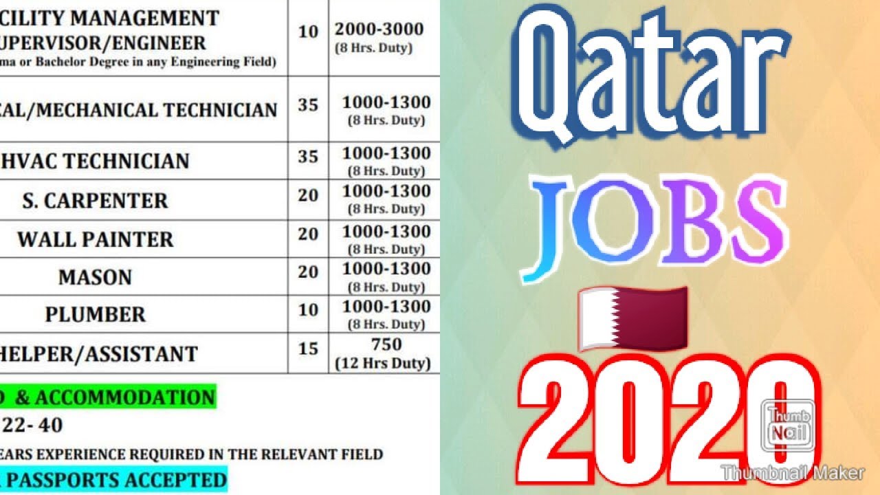 education consultant jobs in qatar