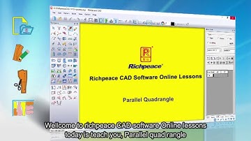 Richpeace CAD Software Online Lessons-Tip of the day-Parallel quad rangle (V9)