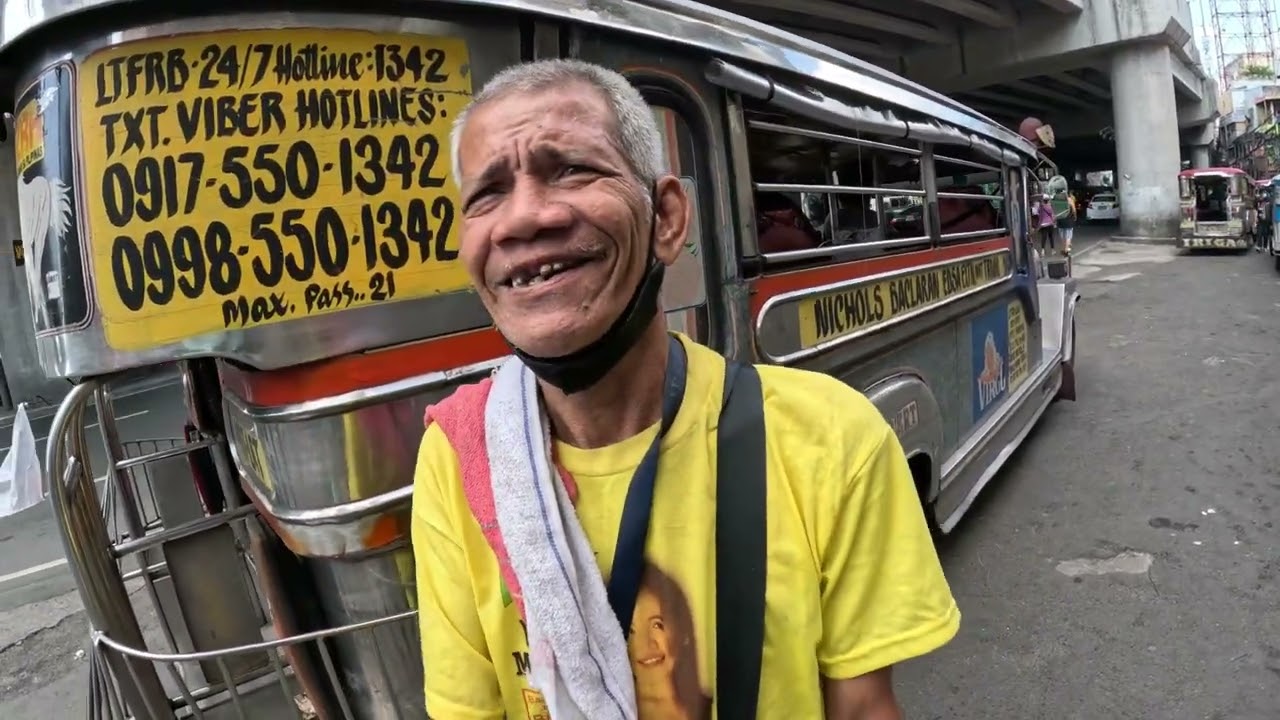 Jeepney Ride To Baclaran Public Market In Pasay City Metro Manila The Jeepney Ride To Baclaran Public Market In Pasay City Metro Manila The