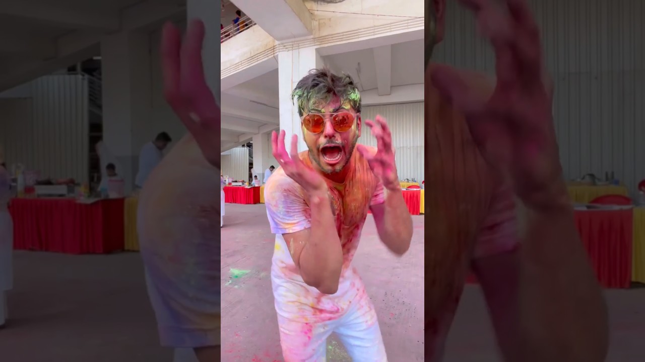 Holi Faces 😂| Siddharth Nigam | Ashnoor Kaur | Chinki Minki | Abhishek Nigam