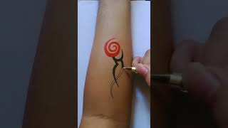 How To Make Tattoo Tribal Vector On Hand