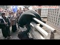 くまモンNHK 紅白でふなっしーとの悪ノリ反省するモン!\〇( l )●( l )〇/萌熊 Kumamon嘉島町浮島神社